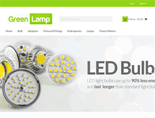 Tablet Screenshot of green-lamp.co.uk